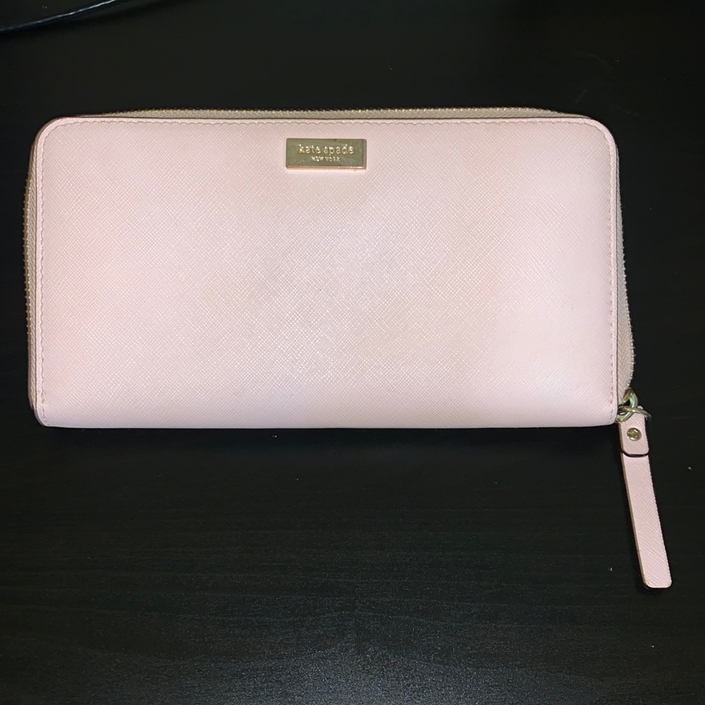Kate Spade Light pink large wallet